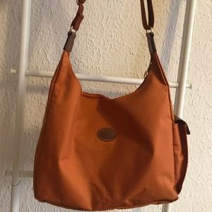 Vintage orange Longchamp bag